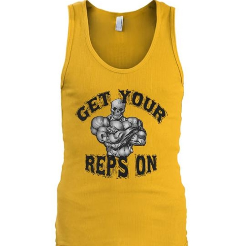 NEW Get Your Reps On Men's Tank Top #7579221